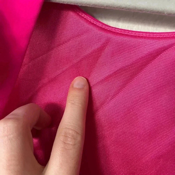 JayGodfrey Fuchsia Ruffle Fit & Flare Mini Dress Women’s Size 10 - Picture 16 of 16